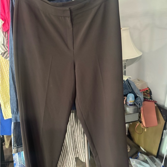 St. John Dark Brown Womem Dress Pants - Picture 4 of 6